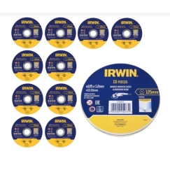 IRWIN ДИСК ДЛЯ РЕЗКИ МЕТАЛЛА ПЛОСКИЙ 125mm x 1,2mm x 22,23mm /10шт.