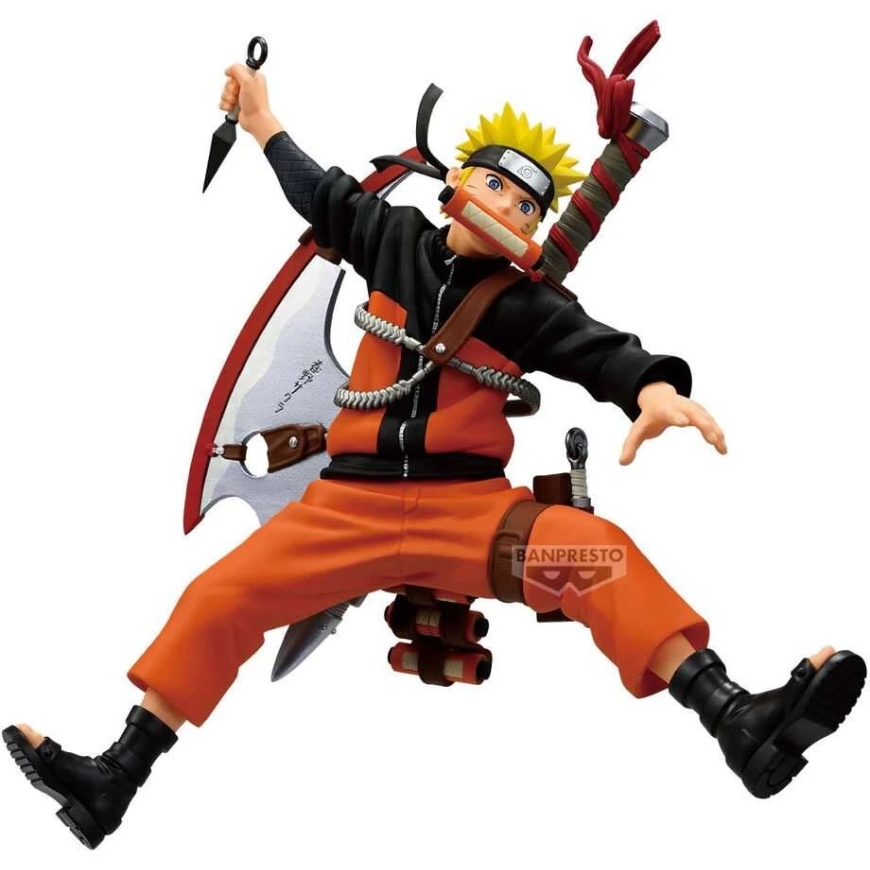 Banpresto Naruto 72 sērija 33 Vibration Stars Naruto Uzumaki figūra 16 cm