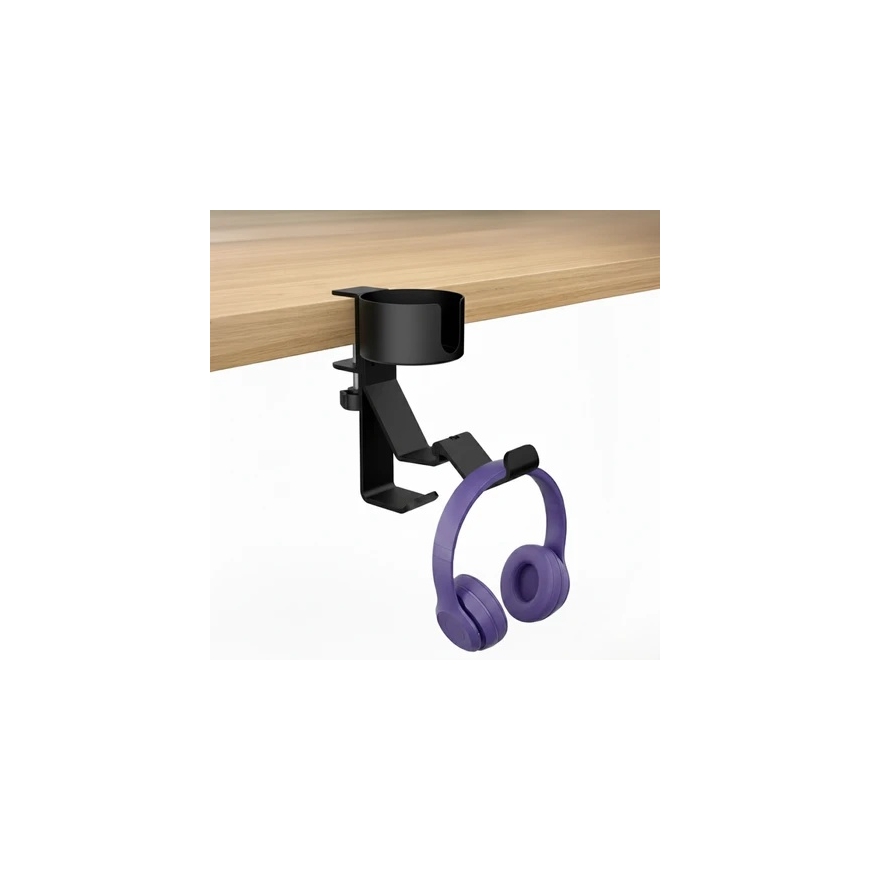 Spacetronik Desktop Cup and Headphone Holder SPB029B – 3