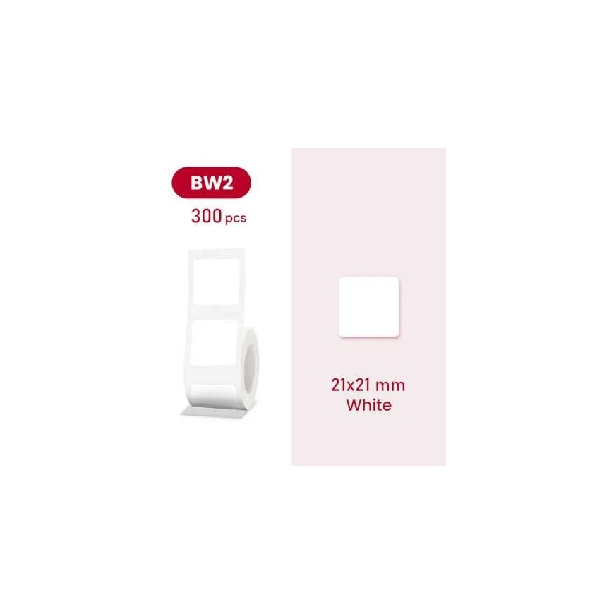 Niimbot štítky R 21x21mm 300ks RoundB pro B21, B21S, B3S, B1 – 2