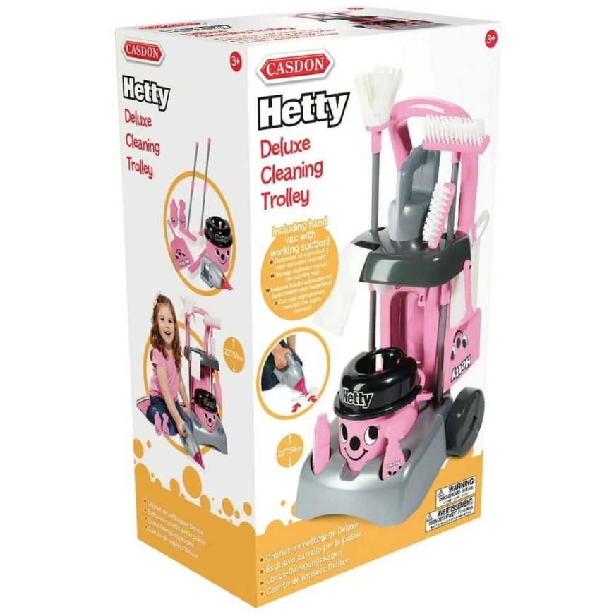 Casdon Hetty Deluxe rotaļu tīrīšanas ratiņš – 3