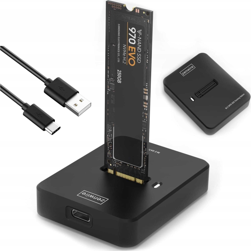 zenwire SSD M2 NVME/SATA USB Чёрный