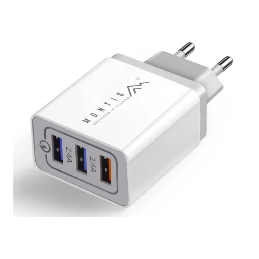 Montis MT009 3A 30W Baltas
