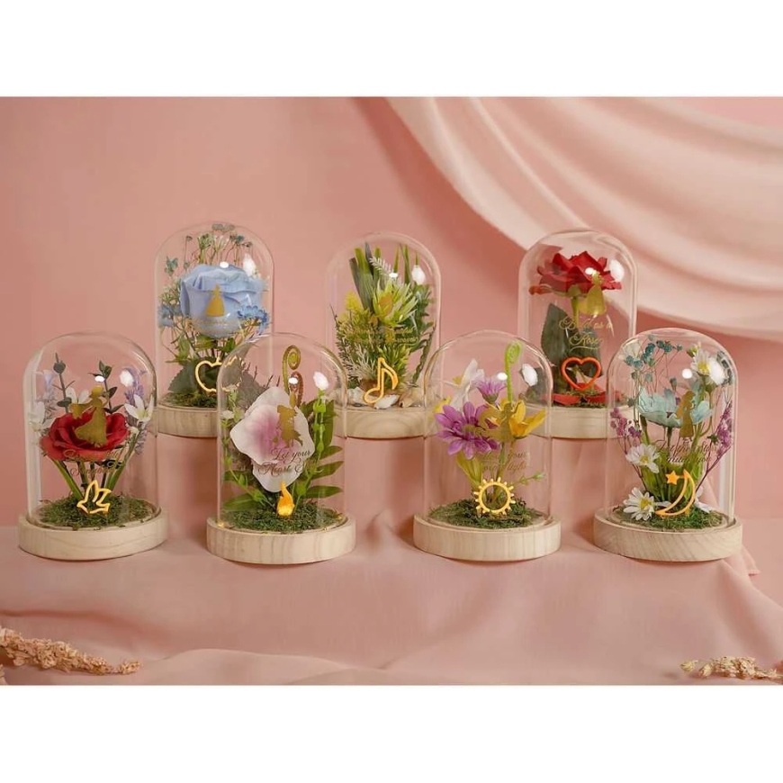 Widdop Co Disney Princess Rapunzel lilledega klonšis koos neoonvalgustusega – 4
