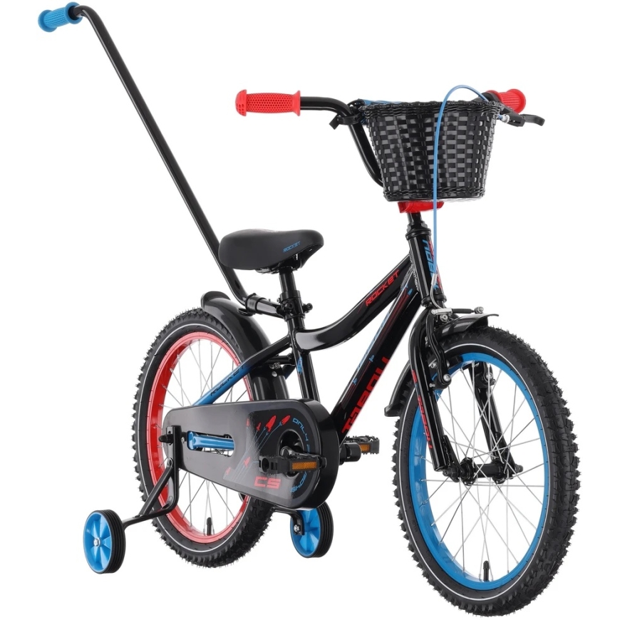 Tabou Rocket CS Alu 18 melnā-zilā velosipēds – 2