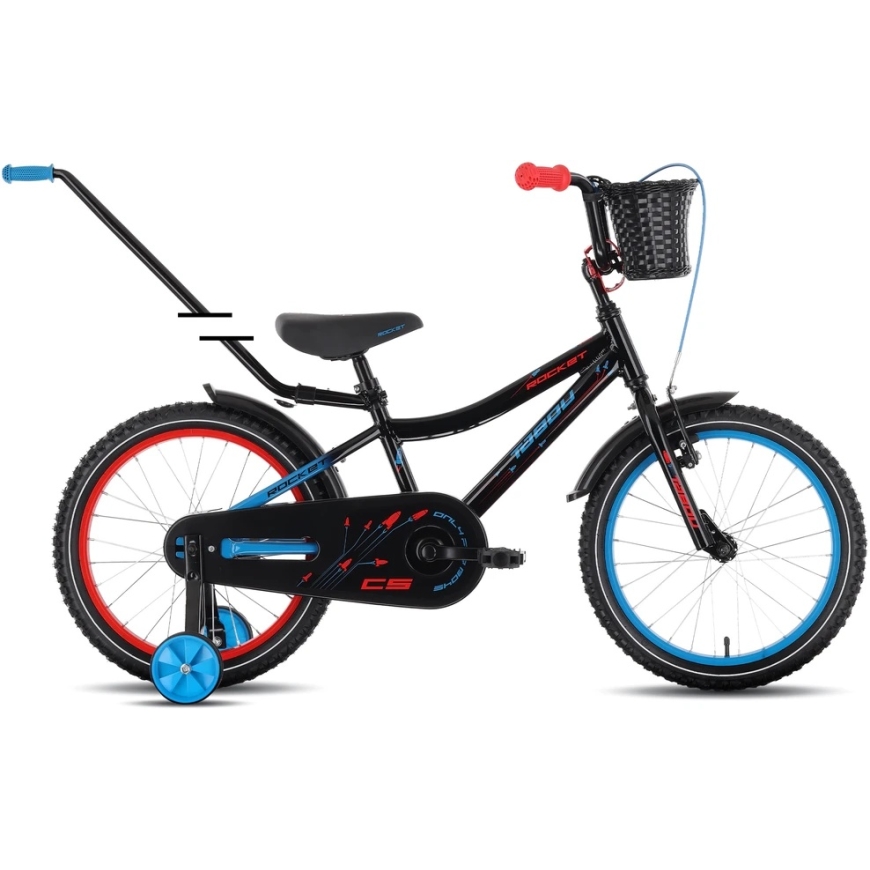 Tabou Rocket CS Alu 18 musta-sininen pyörä – 3