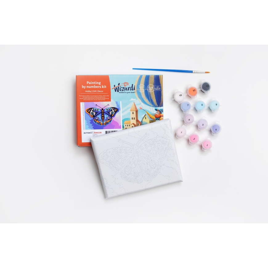 Beldizart Wizardi paveikslėlis pagal numerius. Pilkas vilkas 13x16 cm MINI036 – 3