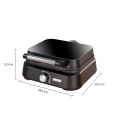Unold 48275 vahvliküpseti 2 vahvel(id) 1500 W Must Unold 48275 vahvliküpseti 2 vahvel(id) 1500 W Must