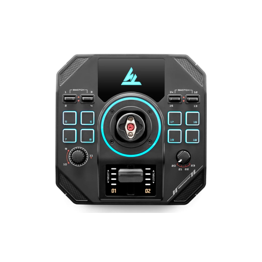 Thrustmaster Sol-R 4 HOTAS Musta USB Ohjain + moottorin ohjausvipu Analoginen/Digitaalinen PC – 5