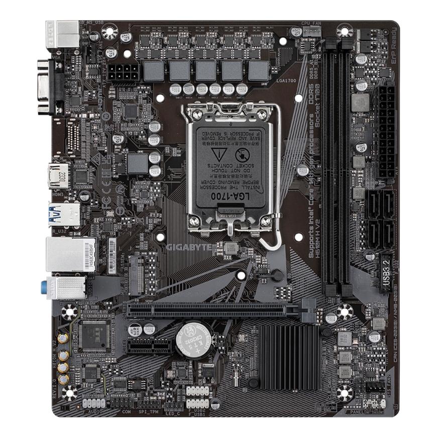GIGABYTE H610M H V2 emolevy Intel H610 Express LGA 1700 mikro ATX – 2