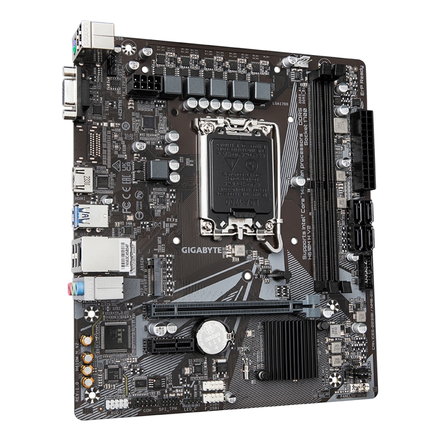 GIGABYTE H610M H V2 emolevy Intel H610 Express LGA 1700 mikro ATX – 3