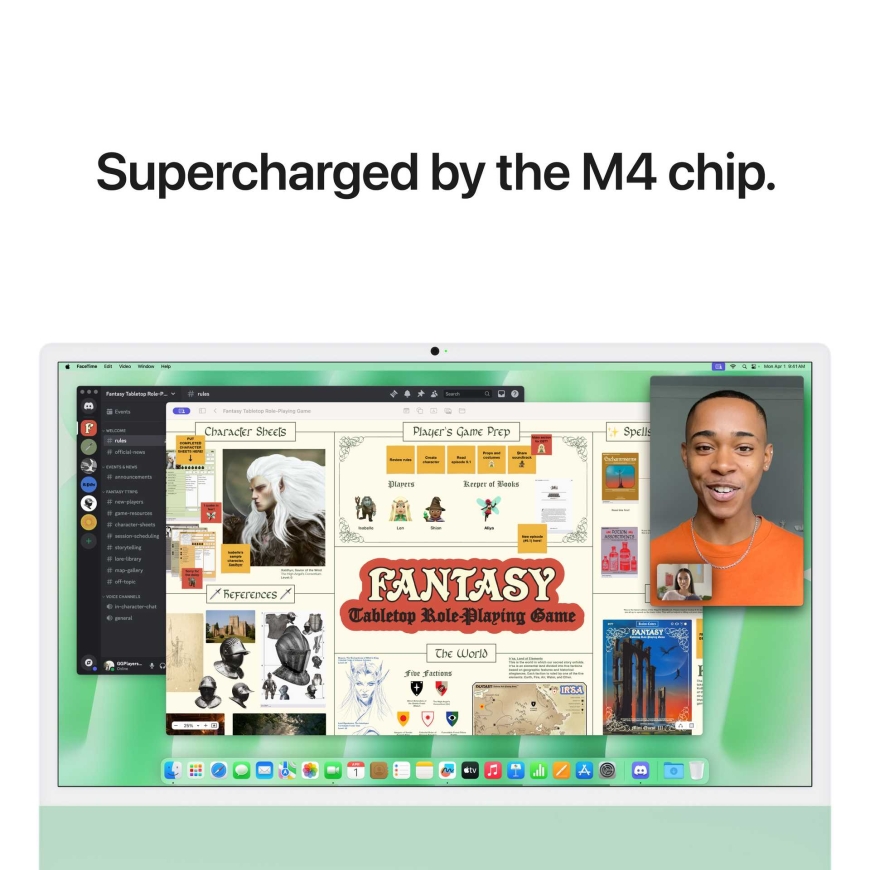 Apple iMac 24" 4.5K Retina M4 24GB 512SSD EN Vihreä MD2Q4ZE/A