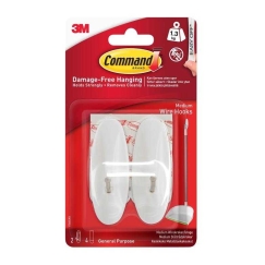 3M COMMAND MEDIUM NAIL HOOK 17068-CEE 2 HO