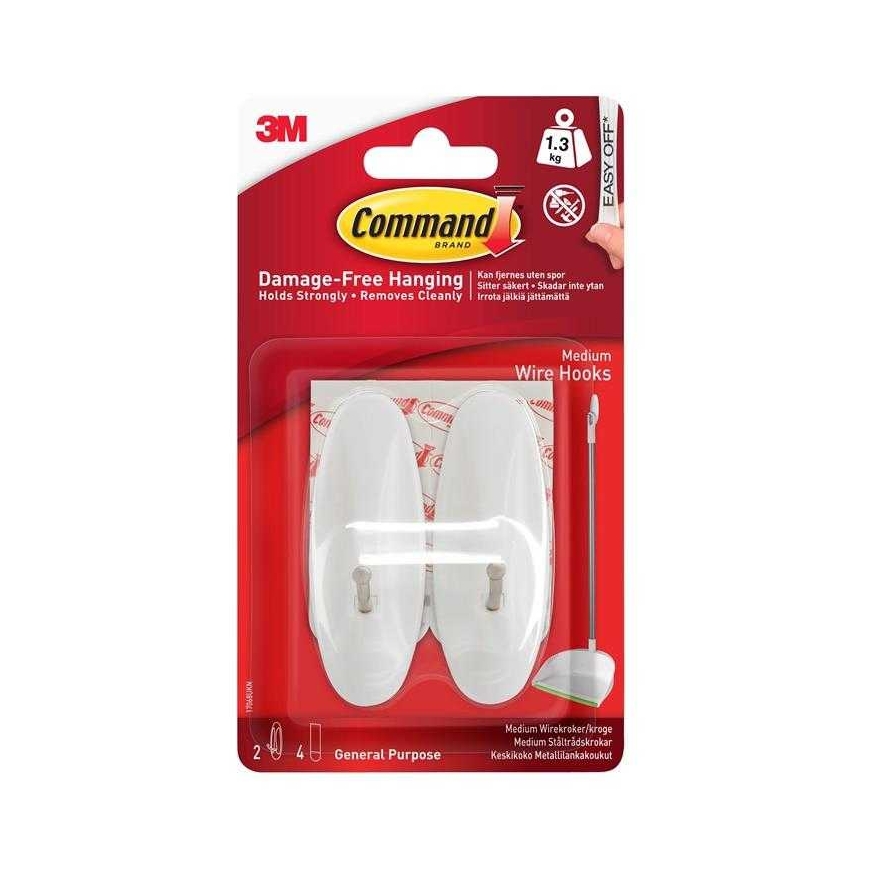 3M COMMAND VIDUTINIS NAILŲ KABLYS 17068-CEE 2 VNT