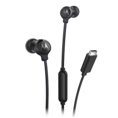 Motorola EARBUDS3CS austiņas un brīvroku komplekts Vadu Ausīs Zvani / mūzika USB Veids-C Melns