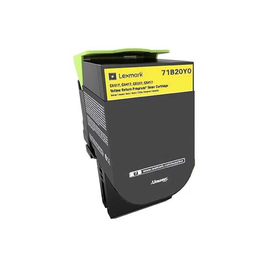 Lexmark 71B20Y0 Желтый