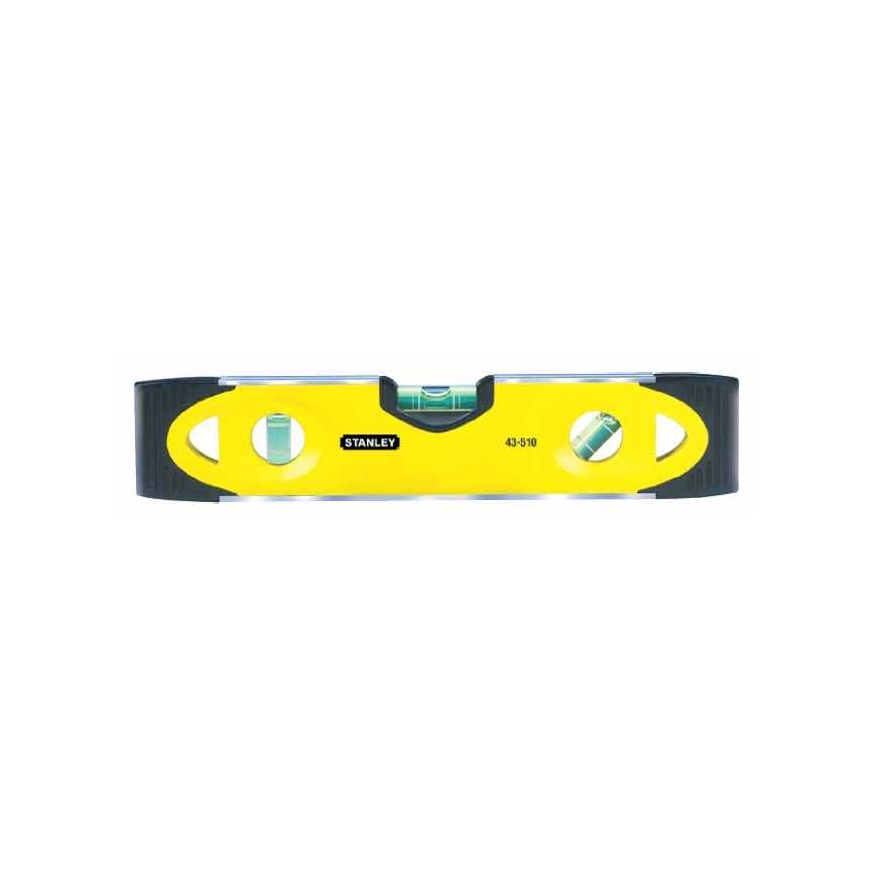 Stanley magnētiskā torpēdveida līmeņa 25cm 3 burbuļi (43-511)