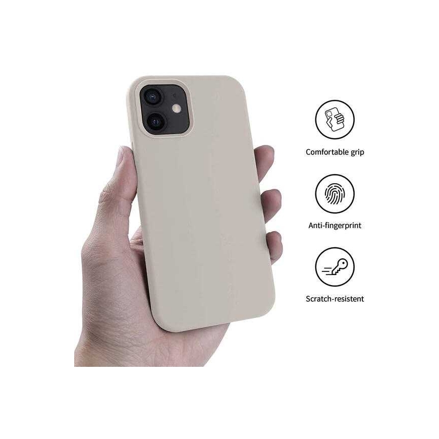 Riff "Soft Silicone Case iPhone 15" Harmaa
