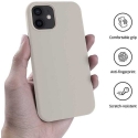 Riff "Soft Silicone Case iPhone 15" Pilkas