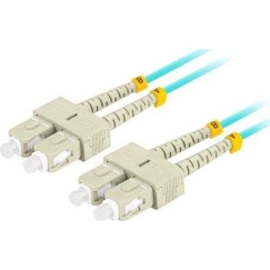 Lanberg Kuituoptiikka patchcord MM SC/UPC-SC/UPC DUPLEX LSZH 3.0mm 2m aqua
