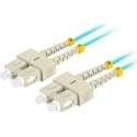 Lanberg Fiber optic patchcord MM SC/UPC-SC/UPC DUPLEX LSZH 3.0mm 2m aqua Lanberg Fiber optic patchcord MM SC/UPC-SC/UPC DUPLEX LSZH 3.0mm 2m aqua