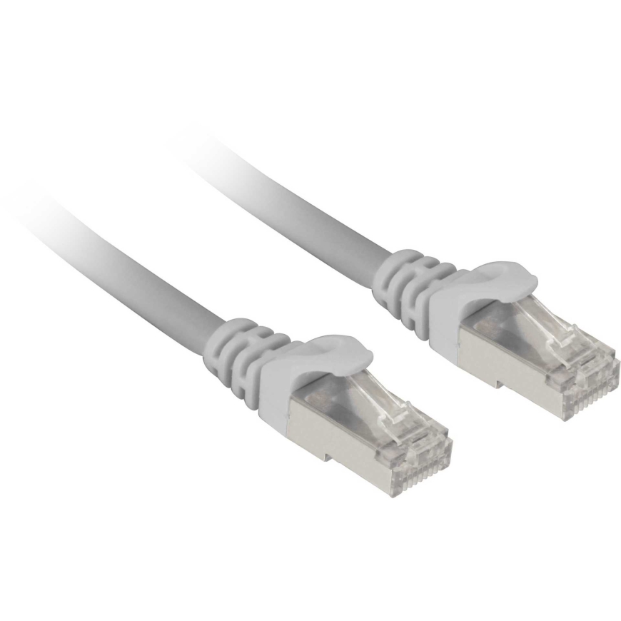 Sharkoon Patch RJ-45 SFTP Cat7a raaka kaapeli 5 m Harmaa