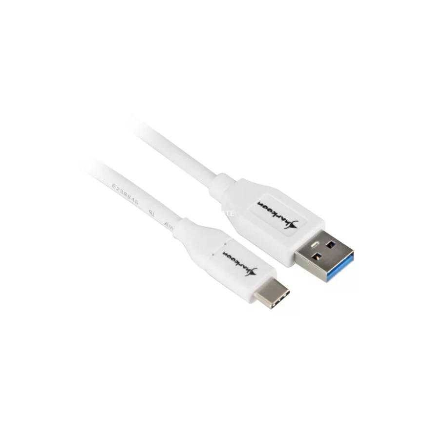 Sharkoon Cable USB 3.1 Cable A-C white 0.5m