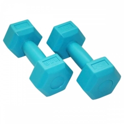 Sportvida GYM & Fitness Mukava kuusikulmainen käsipainosetti 2kg
