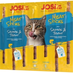JOSICAT Josera JosiCat Mėsos Lazdelės Lašiša ir Upėtakis 35 g N1