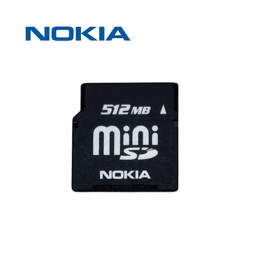 Nokia MiniSD 512 Mb (NAUDOTA, TESTUOTA)