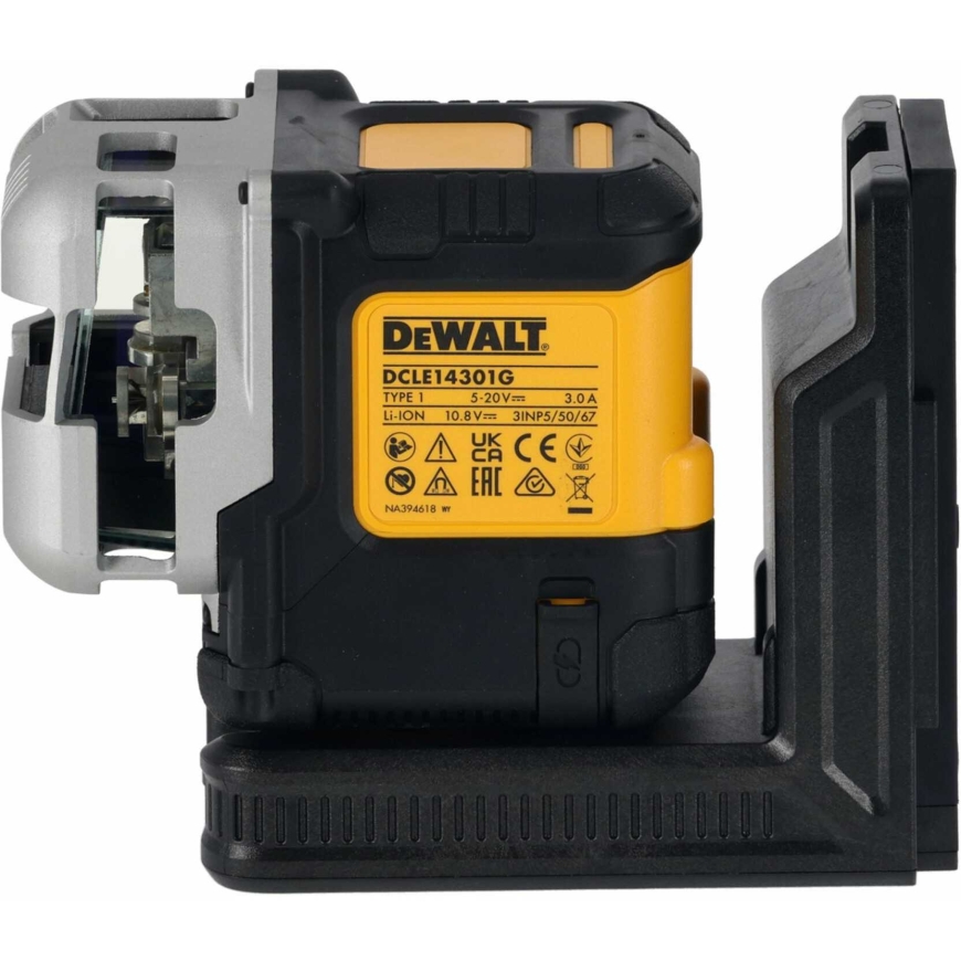 DeWALT DEWALT Cordless Multi-Line Laser 3x180° DCLE14301GB, 18 Volt, Cr – 3