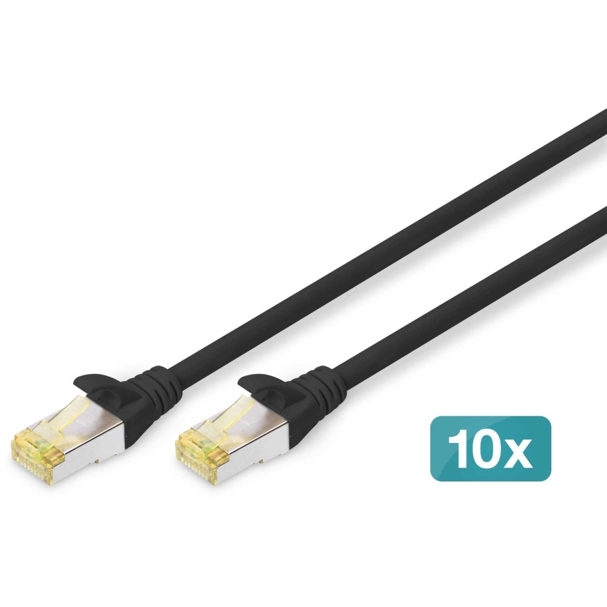 CAT 6A S/FTP PATCH CORD10P AWG
