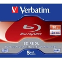 Verbatim BD-RE 50GB x2 в упаковке с Jewel Case 5