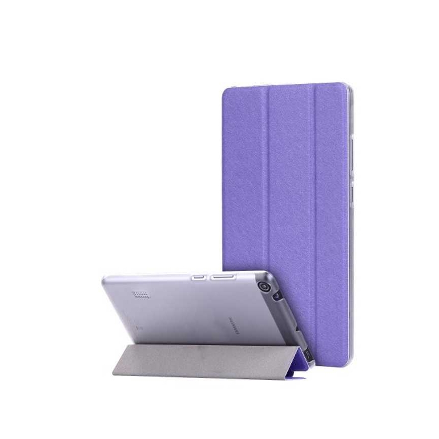 Riff trijų sluoksnių knygos dėklas Huawei MediaPad T3 7.0 purpurinė