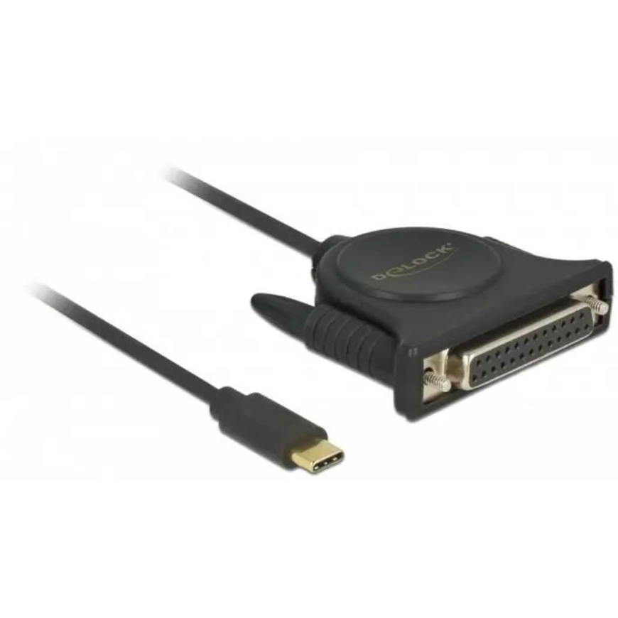 DELOCK USB-C 2.0 / DB25 1.8m must