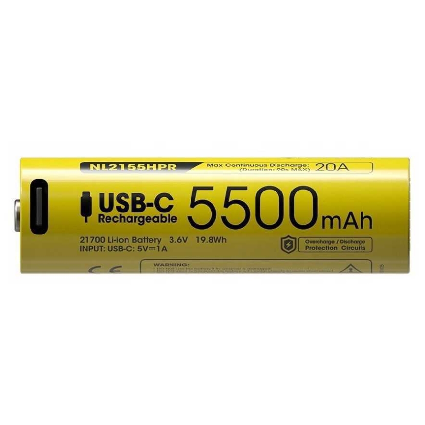 Nitecore NITNL2155HPR 21700 5500mAh 1tk – 3