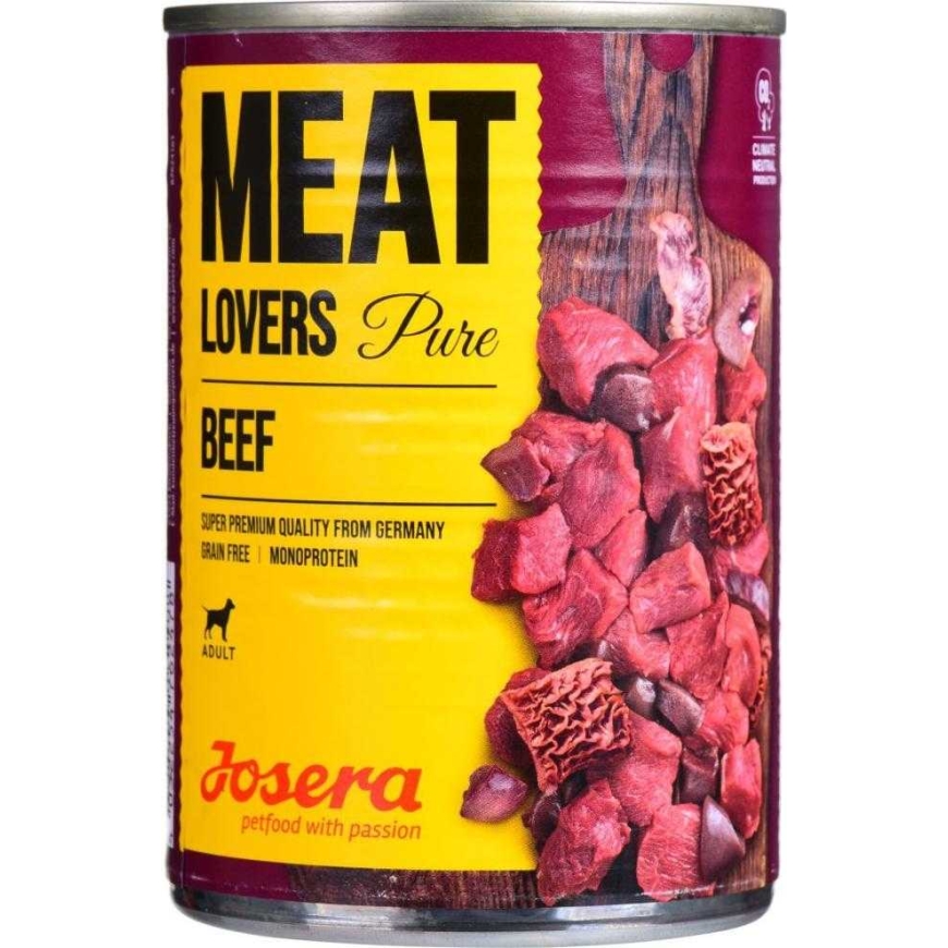 JOSERA Gaļas mīļotājiem Tīra liellopu gaļa 400 g