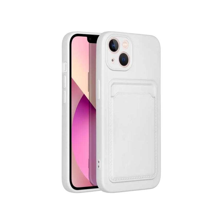 Riff "Card silikona vāciņš iPhone 15" Balts – 4