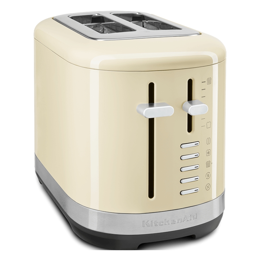 KitchenAid 5KMT2109EAC 7 2 šķēle (-s) 980 W Melns, Krēms, Nerūsējošs tērauds