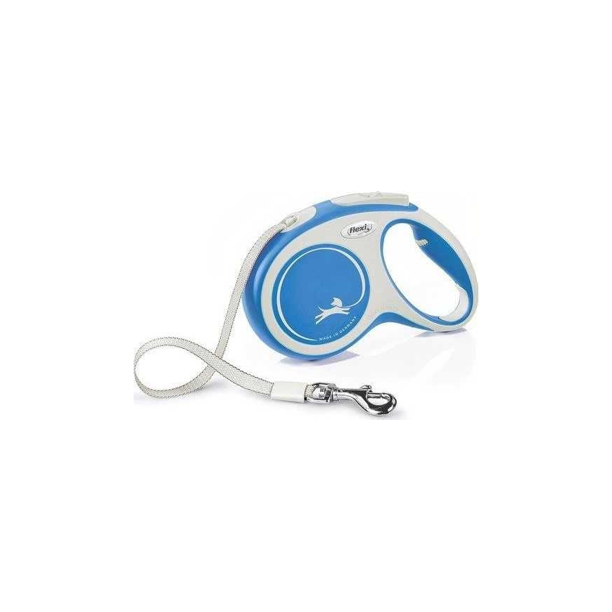 Flexi Flexi automaattinen hihna New Comfort L nauha 5 m sininen.