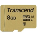 Transcend micro SDHC USD500S 8GB Class 10 UHS-I U1