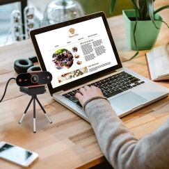 Riff Full HD PC Video Webcam 480p with built-in mic