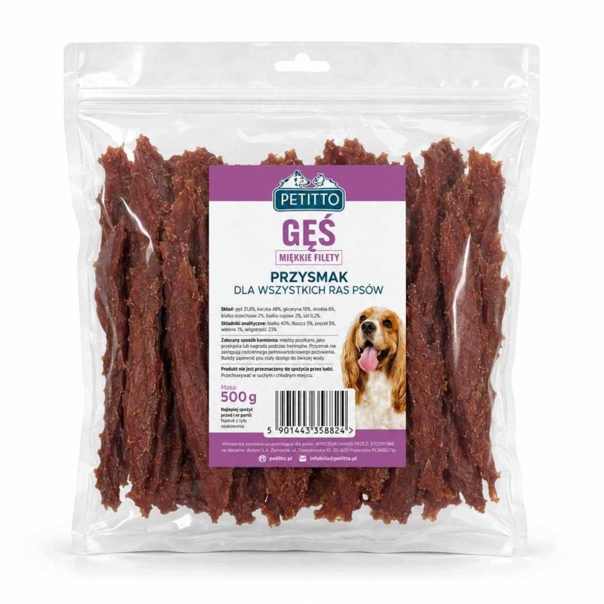 PETITTO PETITTO - Mīkstās gāzu filejas - suņiem 500g