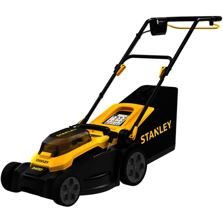 Stanley Stanley V20 cordless lawnmower 36Volt (2x18V) (black/yellow, wit – 4