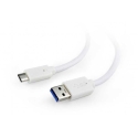 AmberIn USB A - USB C, 3.0 3m Valge AmberIn USB A - USB C, 3.0 3m Valge