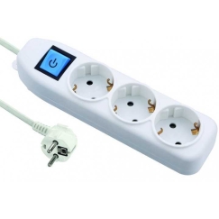 Electraline 62442 power strip / extension socket 3M 16A