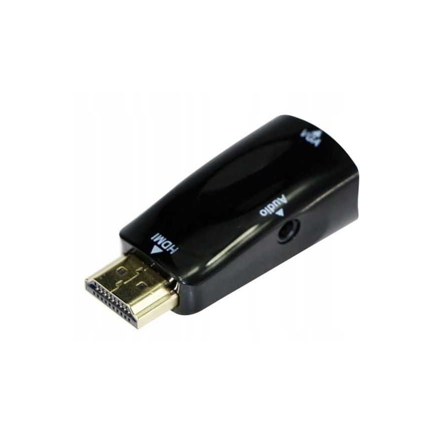 Gembird HDMI/VGA/3.5mm adapteris Juodas – 2