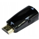 Gembird HDMI/VGA/3.5mm adapteris Melns Gembird HDMI/VGA/3.5mm adapteris Melns
