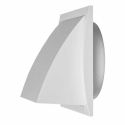 EUROPLAST Plastikrest, 190x190mm, Ø125mm, väline, tagasilöögiklappiga EUROPLAST Plastikrest, 190x190mm, Ø125mm, väline, tagasilöögiklappiga