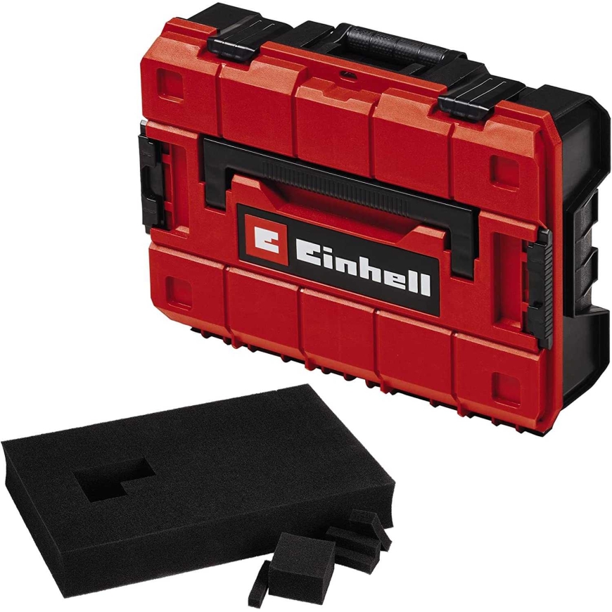 Einhell Einhell System case E-Case SF incl. grid foam, tool box (black/r